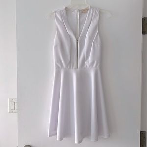 White cutout dress